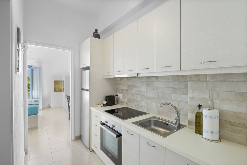 Rose apartment, Flora Apartments Paros – fully equipped kitchen